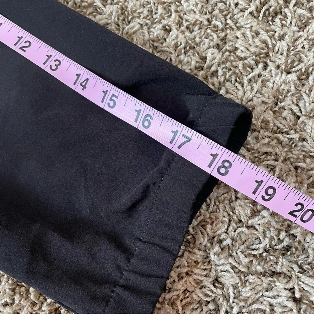 Zenergy by Chico’s 2 Women’s Size Large Black Lightweight Full‎ Zip Jacket EUC